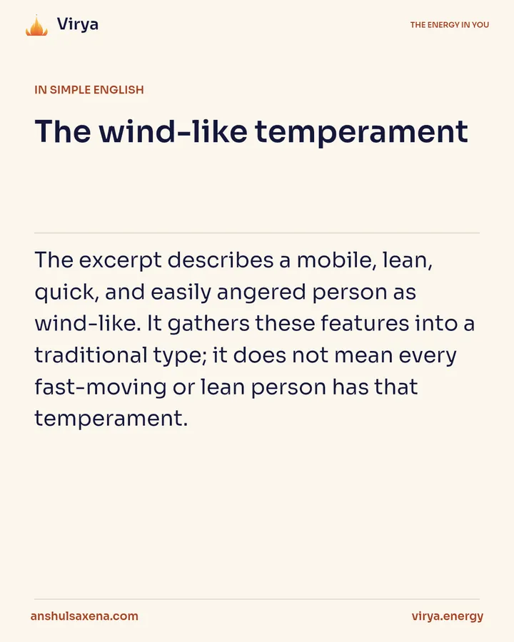 The wind-like temperament, card 3 of 6