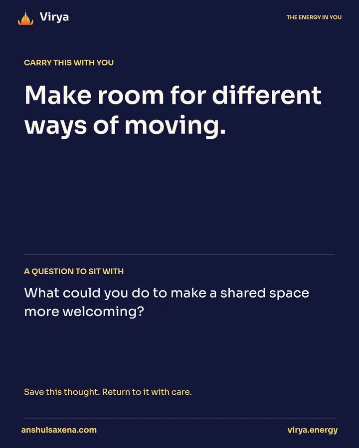 How movement was read, card 6 of 6