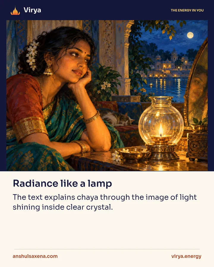 Radiance like a lamp, card 1 of 6