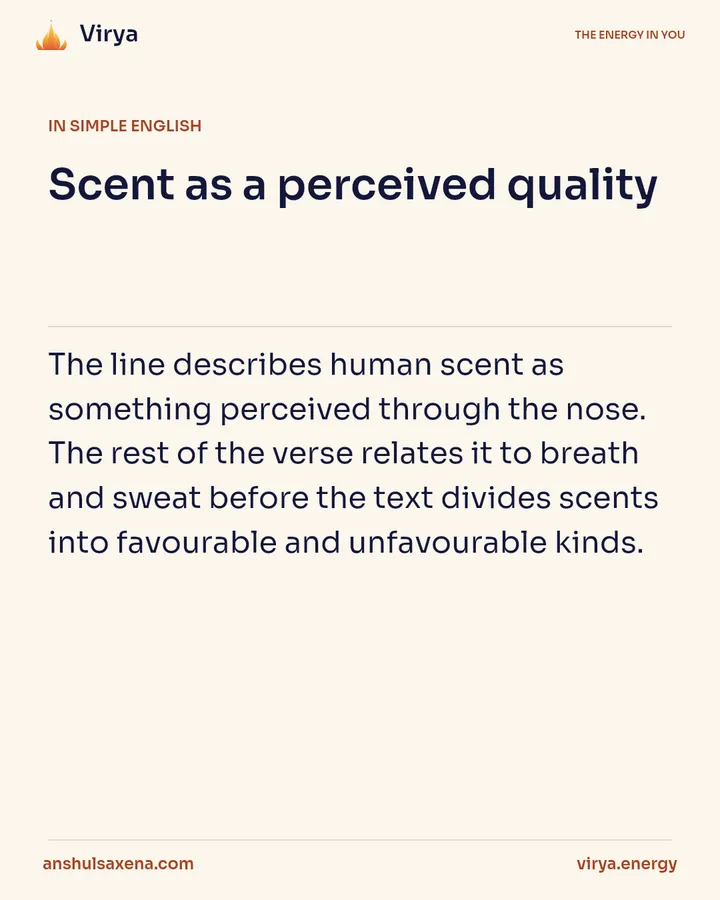 Scent as a perceived quality, card 3 of 6