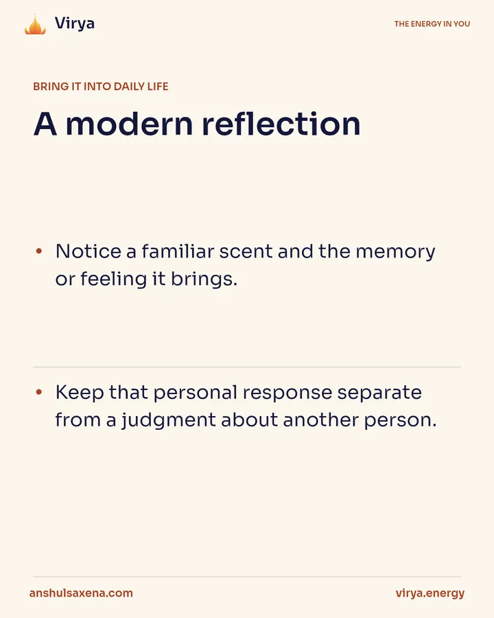 Scent as a perceived quality, card 5 of 6