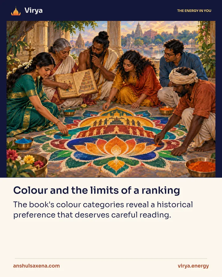 Color and the limits of a ranking, card 1 of 6