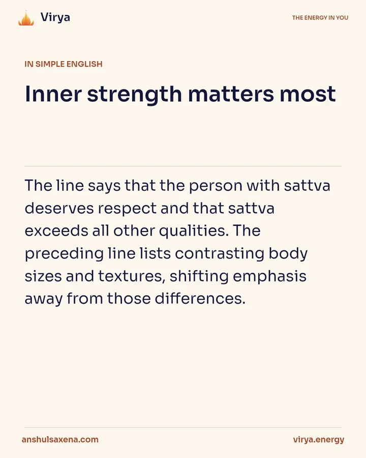 Inner strength matters most, card 3 of 6