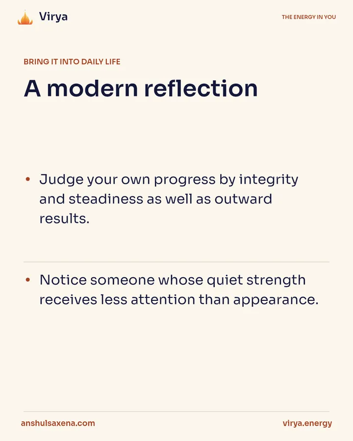 Inner strength matters most, card 5 of 6