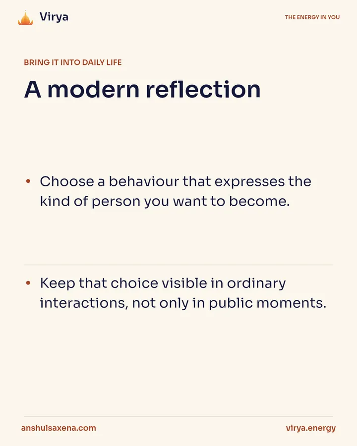 Conduct is the real ornament, card 5 of 6