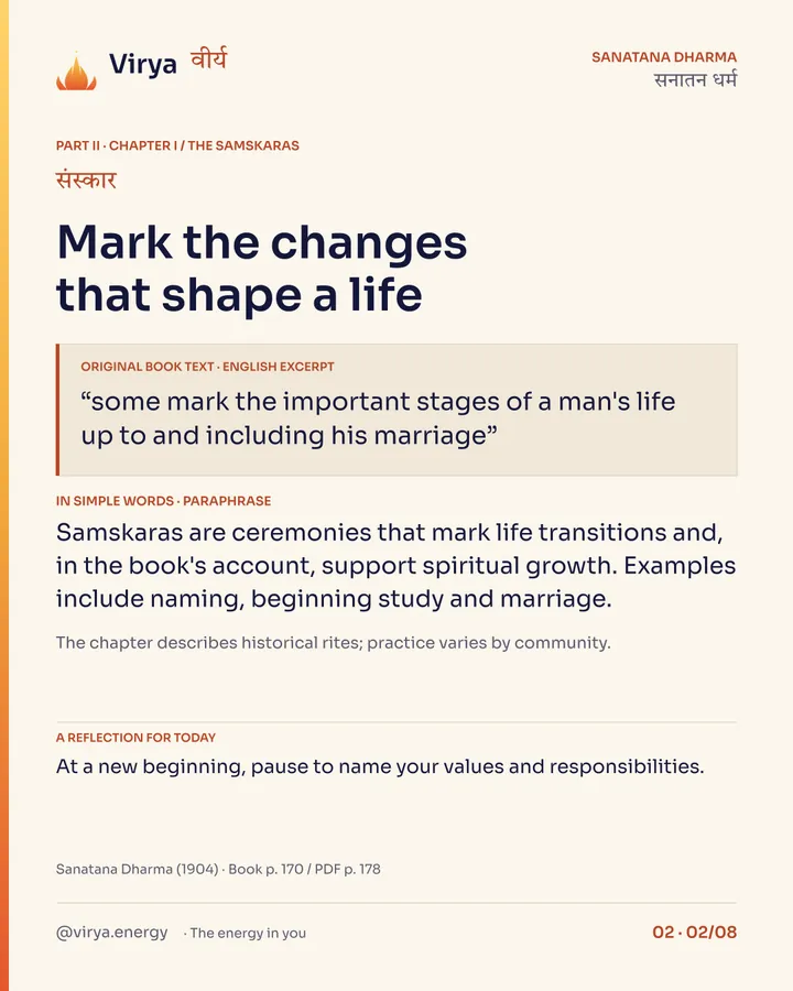 Make daily life more meaningful, card 2 of 8