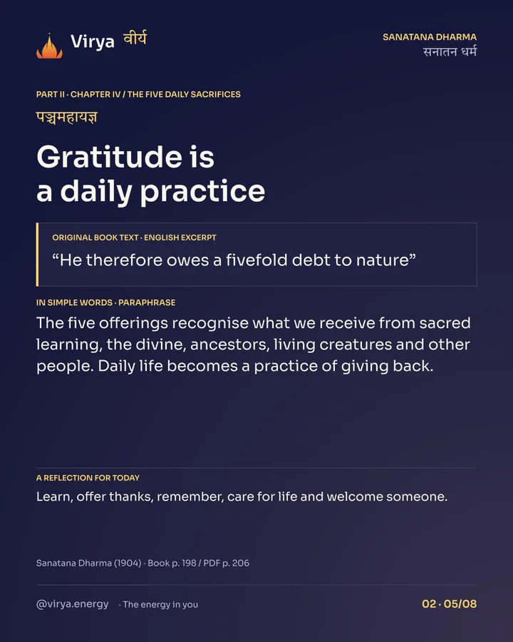 Make daily life more meaningful, card 5 of 8