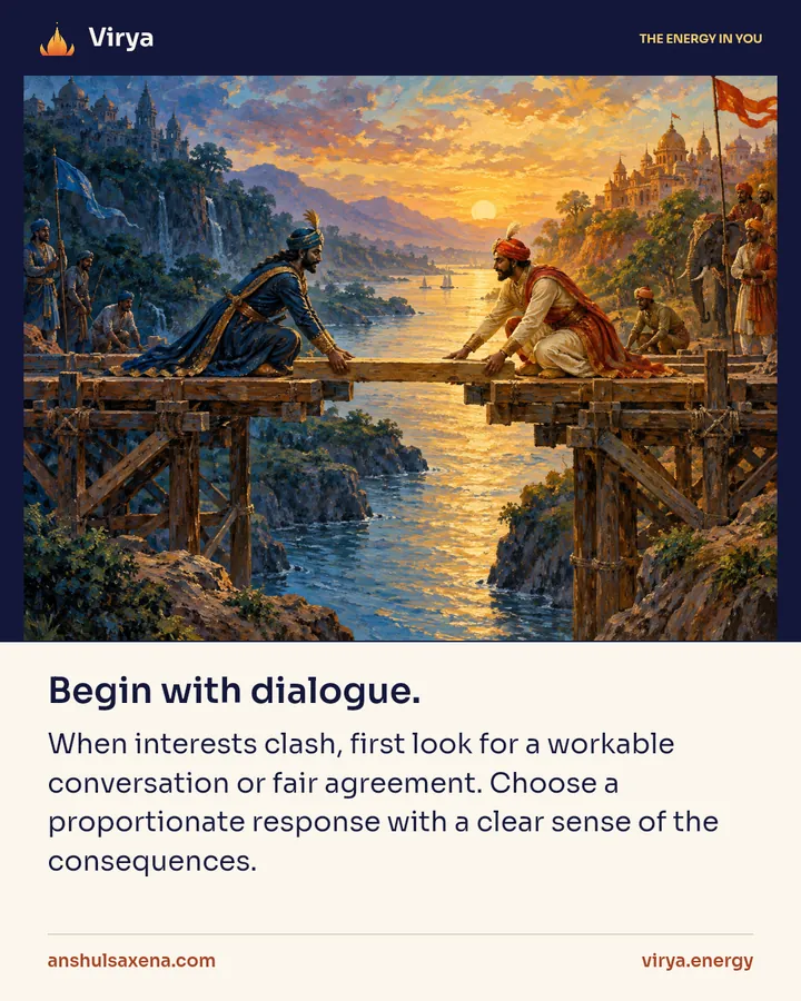 Painting for 4 ways to influence a rival