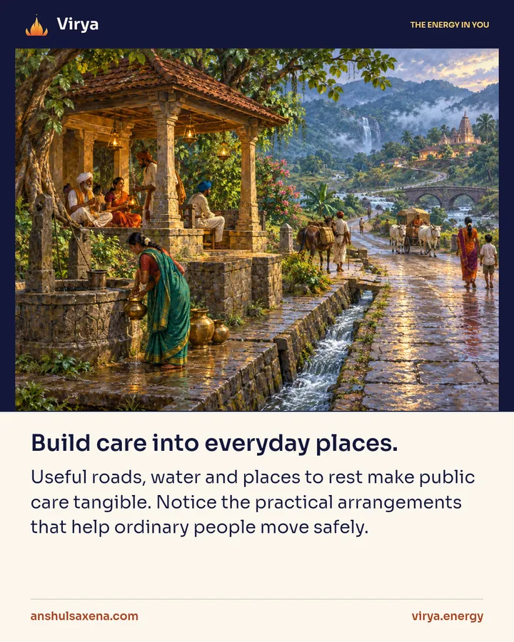 Painting for Good governance is built into roads