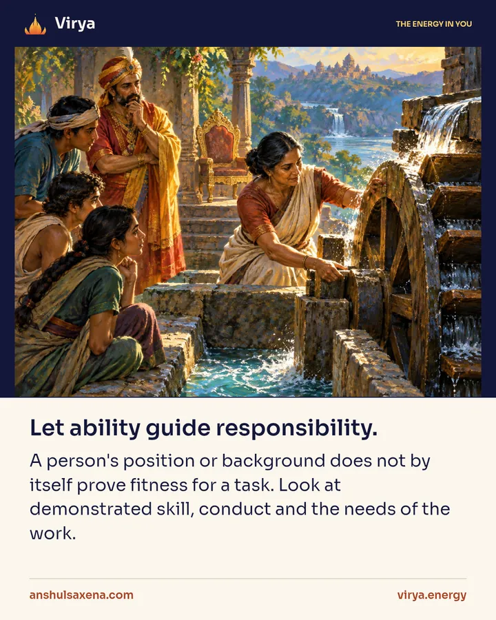 Painting for Give responsibility to the capable