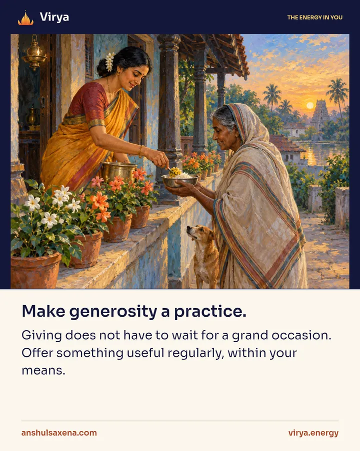 Painting for Make generosity a practice