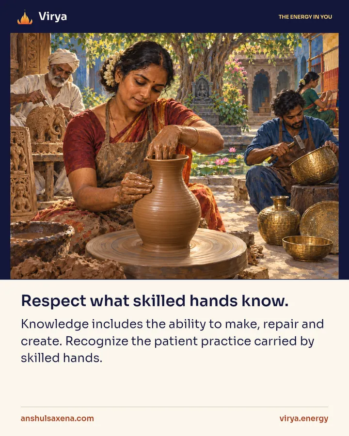 Painting for Knowledge lives in the hands too
