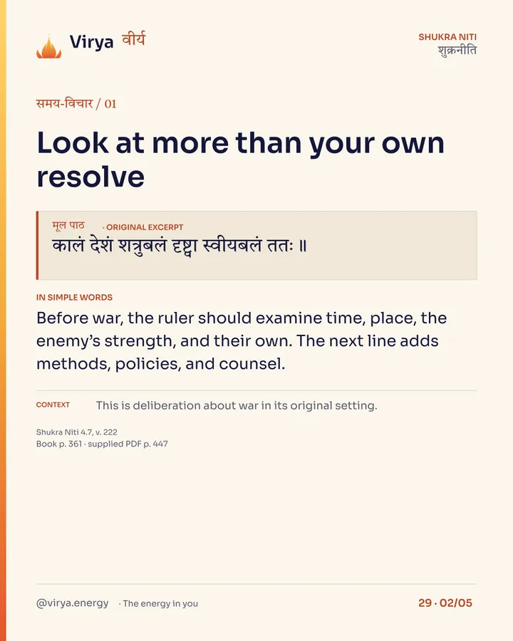 Before a conflict, weigh the situation, card 2 of 5