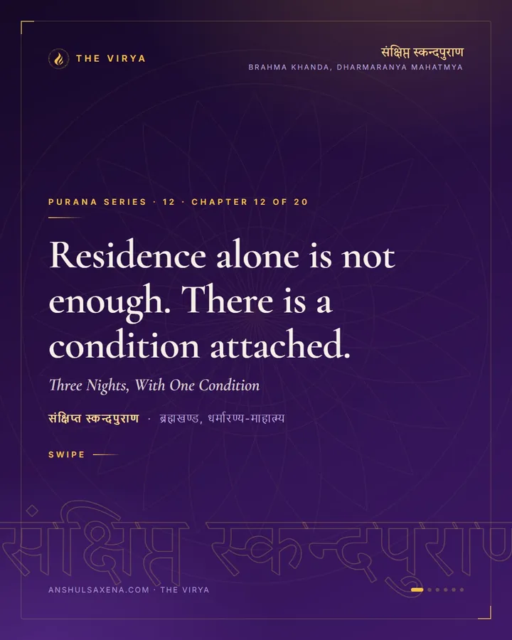 Three Nights, With One Condition, card 1 of 6