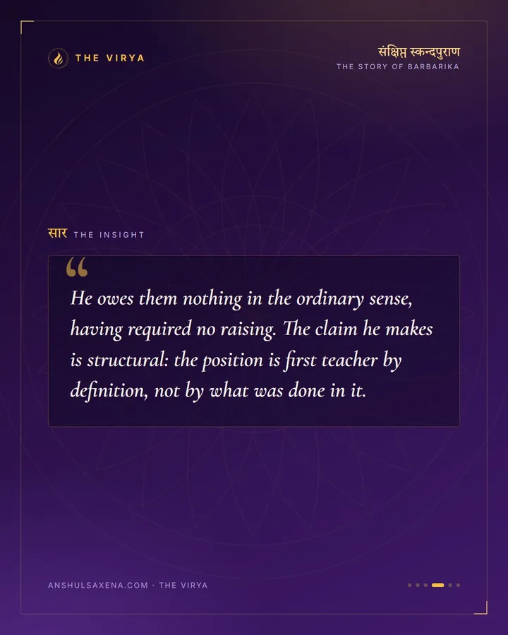 The First Guru Is The Parents, card 4 of 6