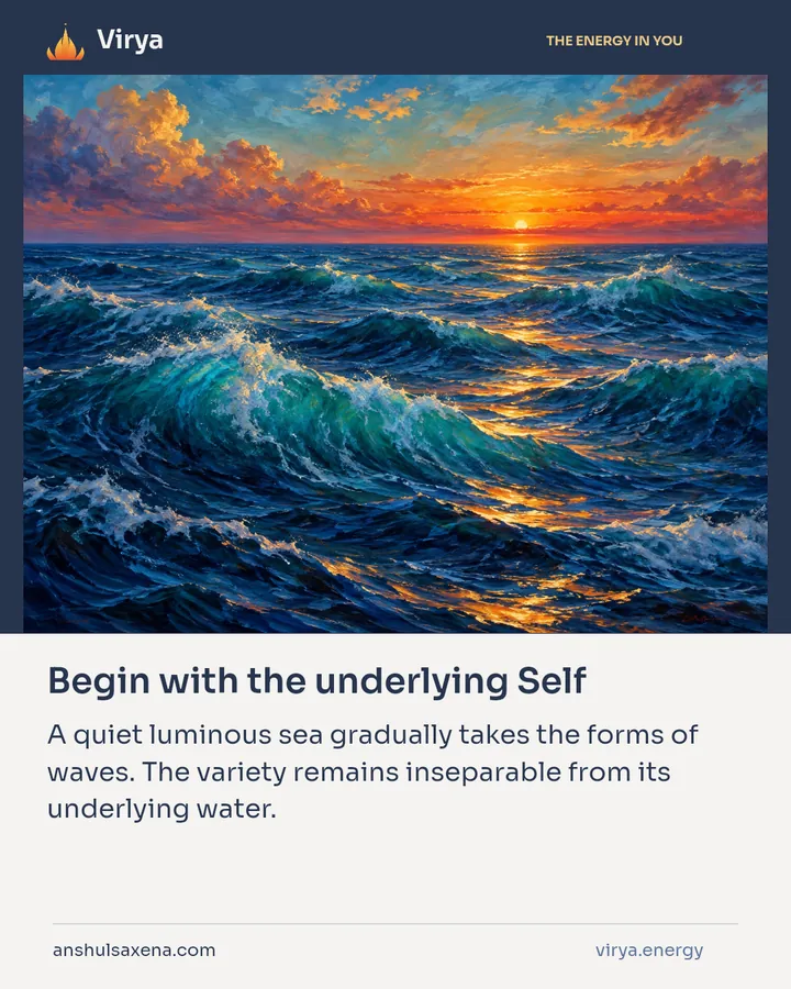 Begin with the underlying Self, card 4 of 7