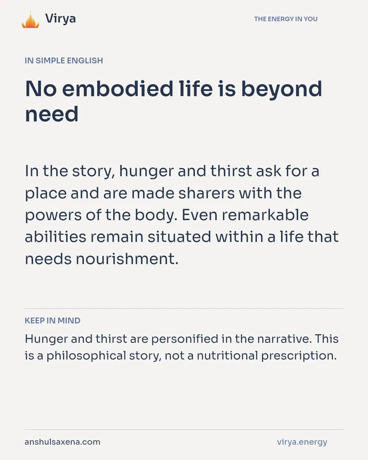 No embodied life is beyond need, card 3 of 7