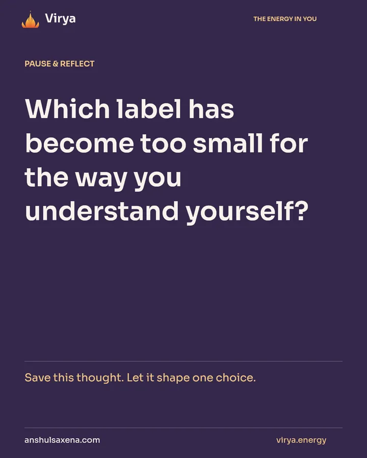 Identity is deeper than a label, card 7 of 7