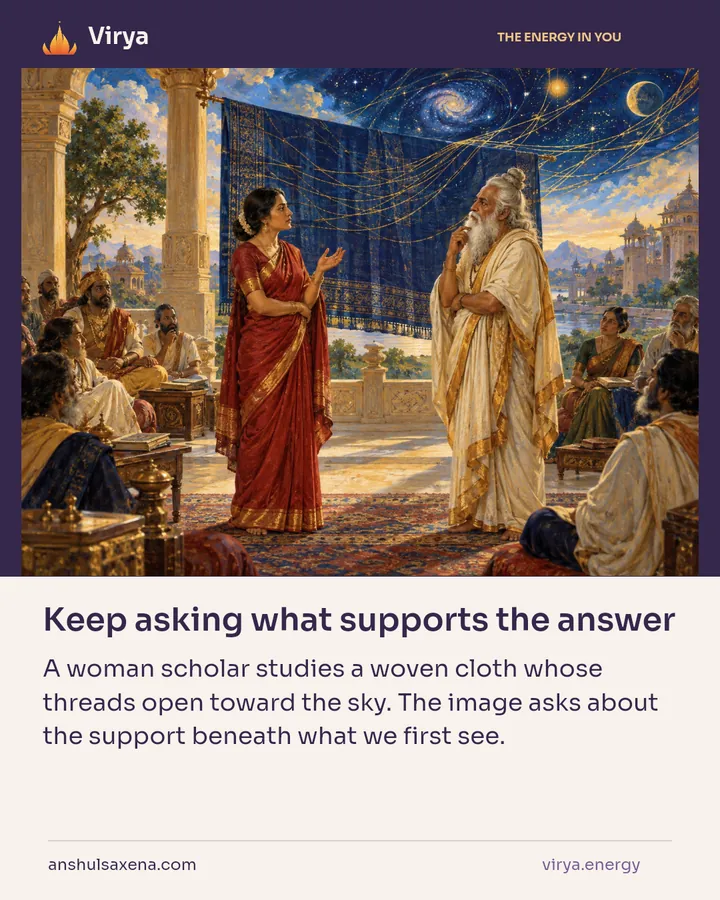 Keep asking what supports the answer, card 4 of 7