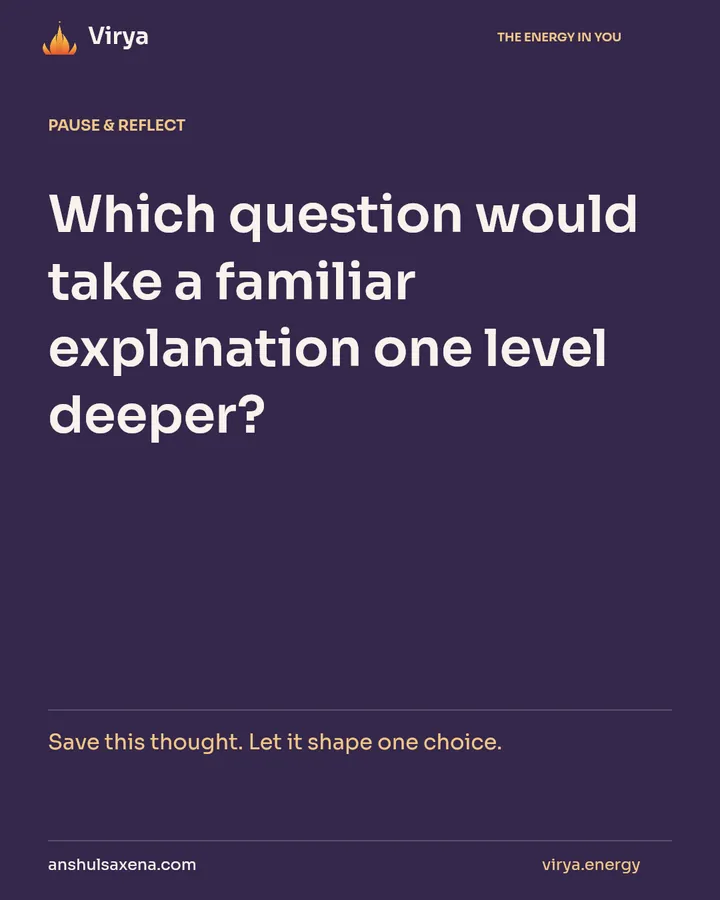 Keep asking what supports the answer, card 7 of 7