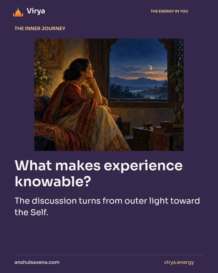 What makes experience knowable?, card 1 of 7