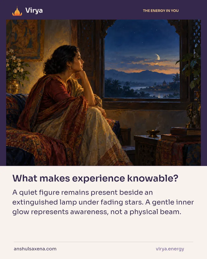 What makes experience knowable?, card 4 of 7