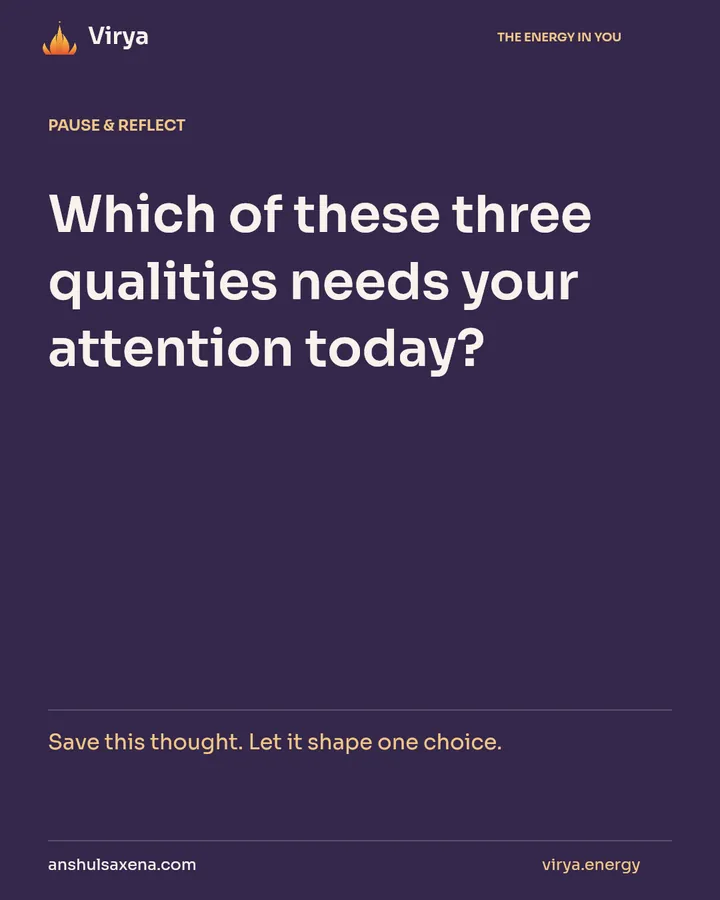Restraint, generosity, compassion, card 7 of 7