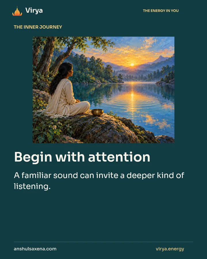 Begin with attention, card 1 of 7