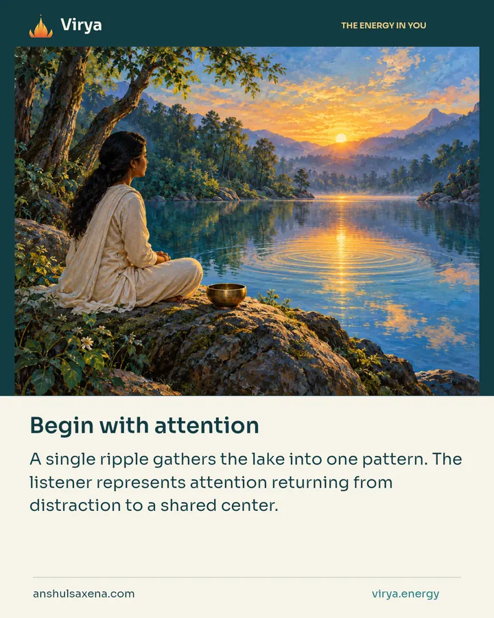 Begin with attention, card 4 of 7