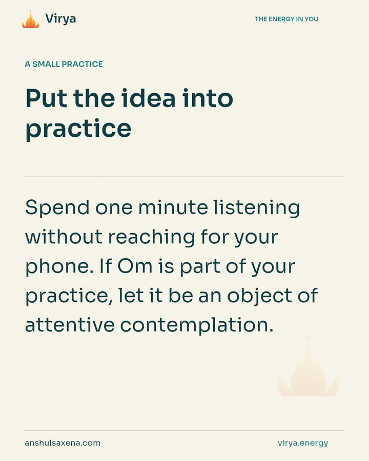 Begin with attention, card 6 of 7