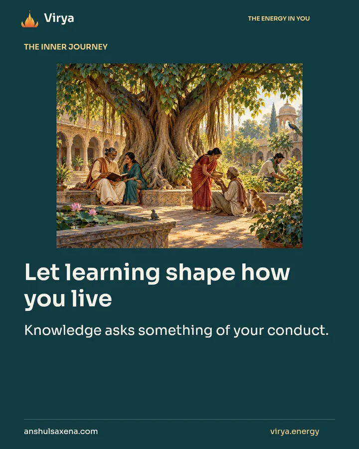 Let learning shape how you live, card 1 of 7