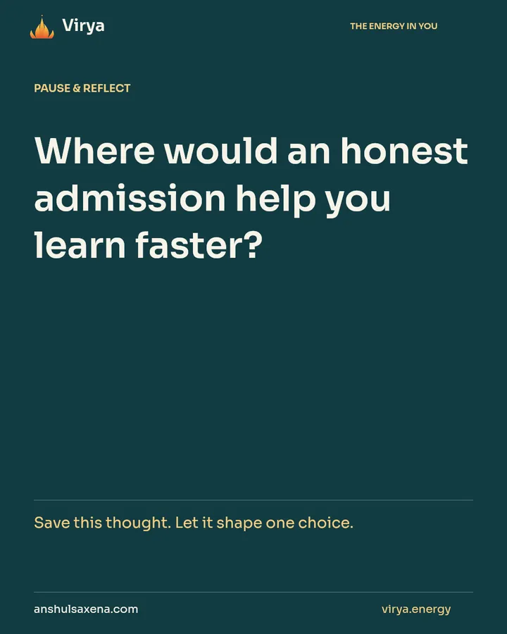 Honesty opens the way to learning, card 7 of 7