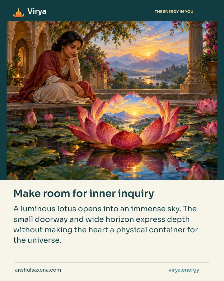 Make room for inner inquiry, card 4 of 7