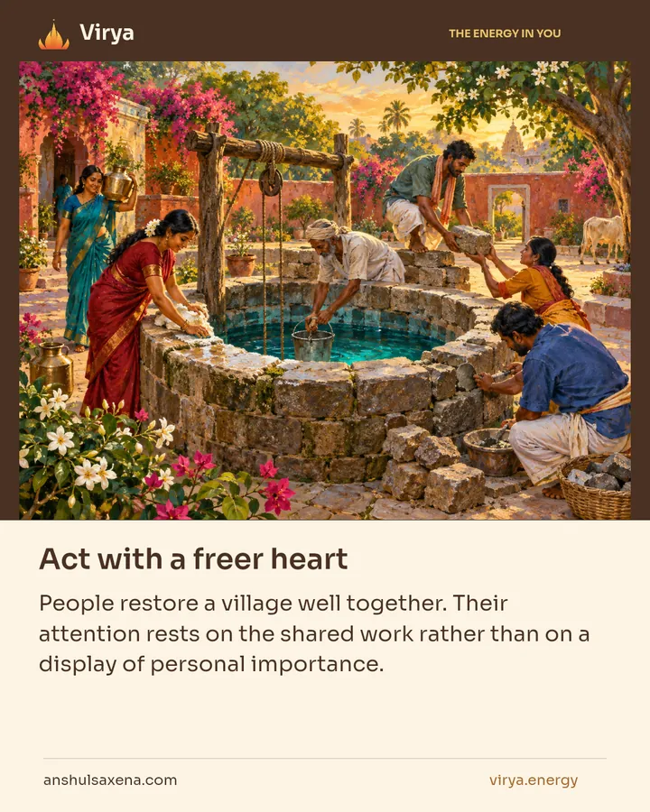 Act with a freer heart, card 4 of 7