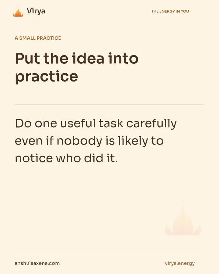 Act with a freer heart, card 6 of 7
