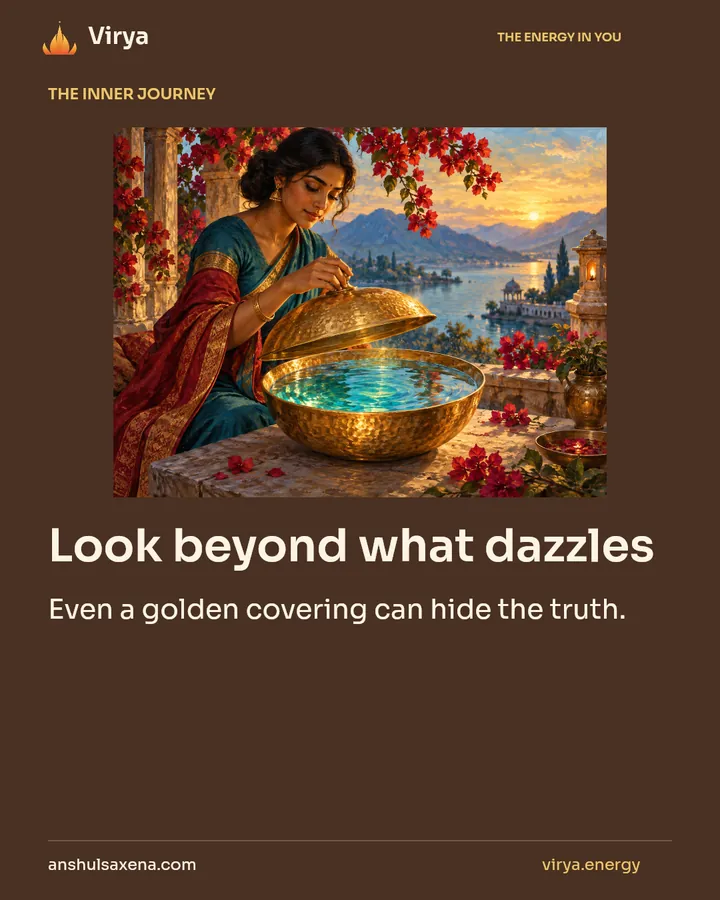 Look beyond what dazzles, card 1 of 7