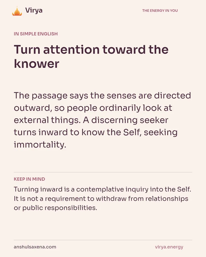 Turn attention toward the knower, card 3 of 7