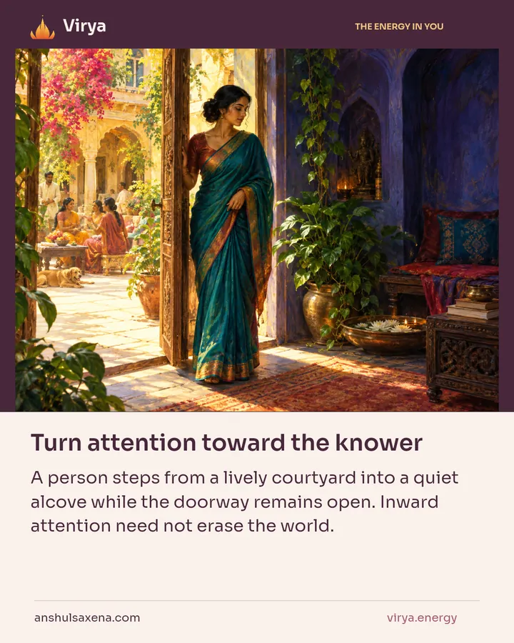 Turn attention toward the knower, card 4 of 7