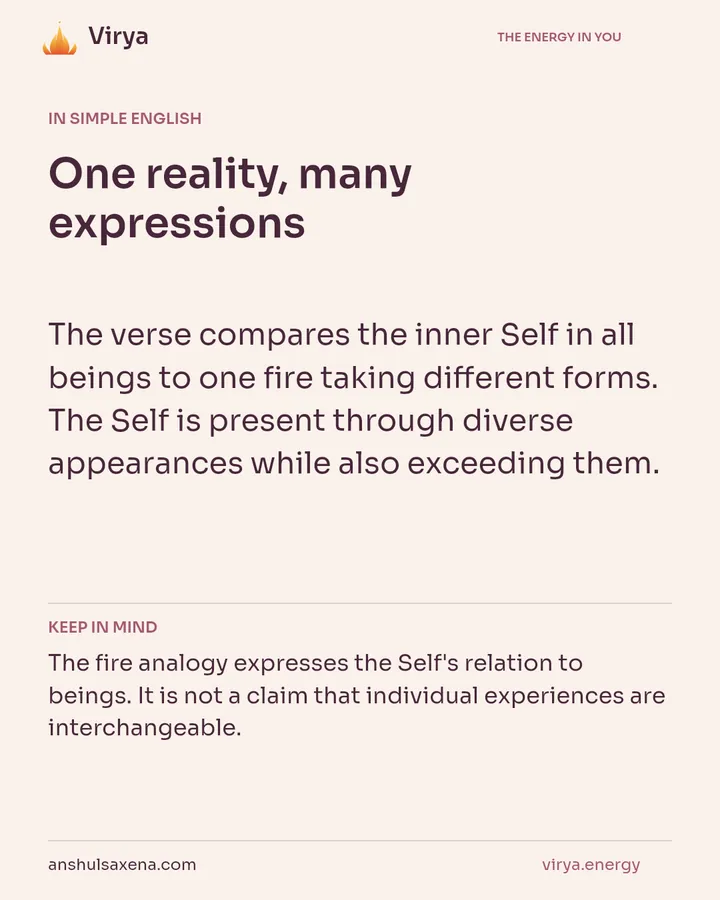 One reality, many expressions, card 3 of 7