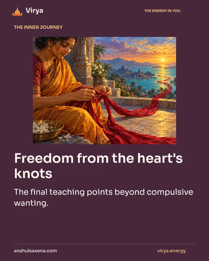 Freedom from the heart's knots, card 1 of 7