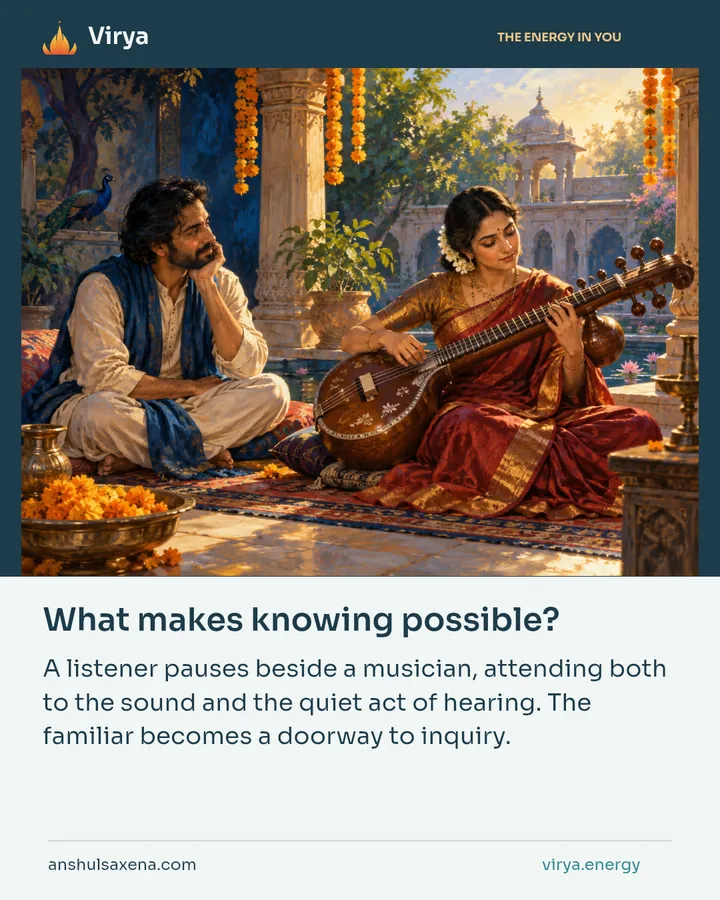 What makes knowing possible?, card 4 of 7