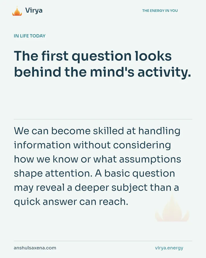 What makes knowing possible?, card 5 of 7