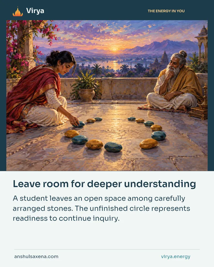 Leave room for deeper understanding, card 4 of 7