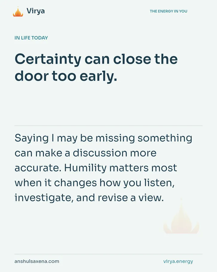 Leave room for deeper understanding, card 5 of 7