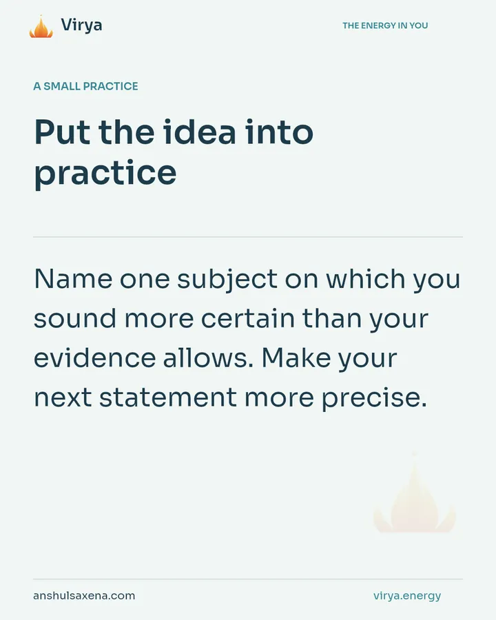 Leave room for deeper understanding, card 6 of 7