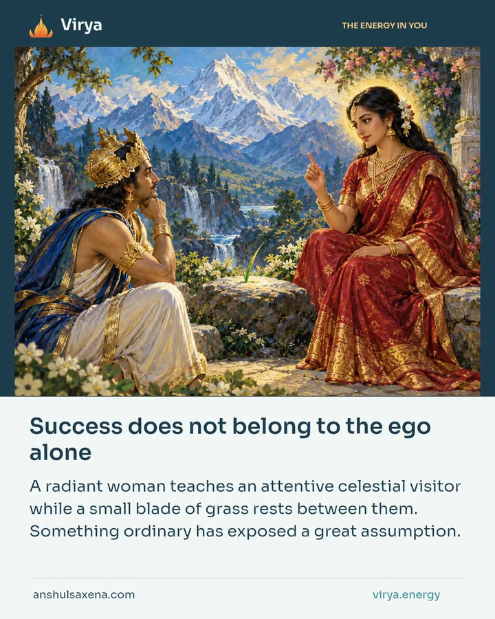 Success does not belong to the ego alone, card 4 of 7