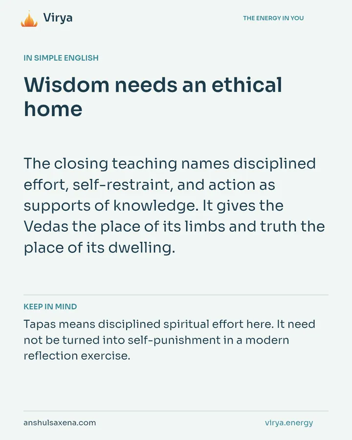 Wisdom needs an ethical home, card 3 of 7