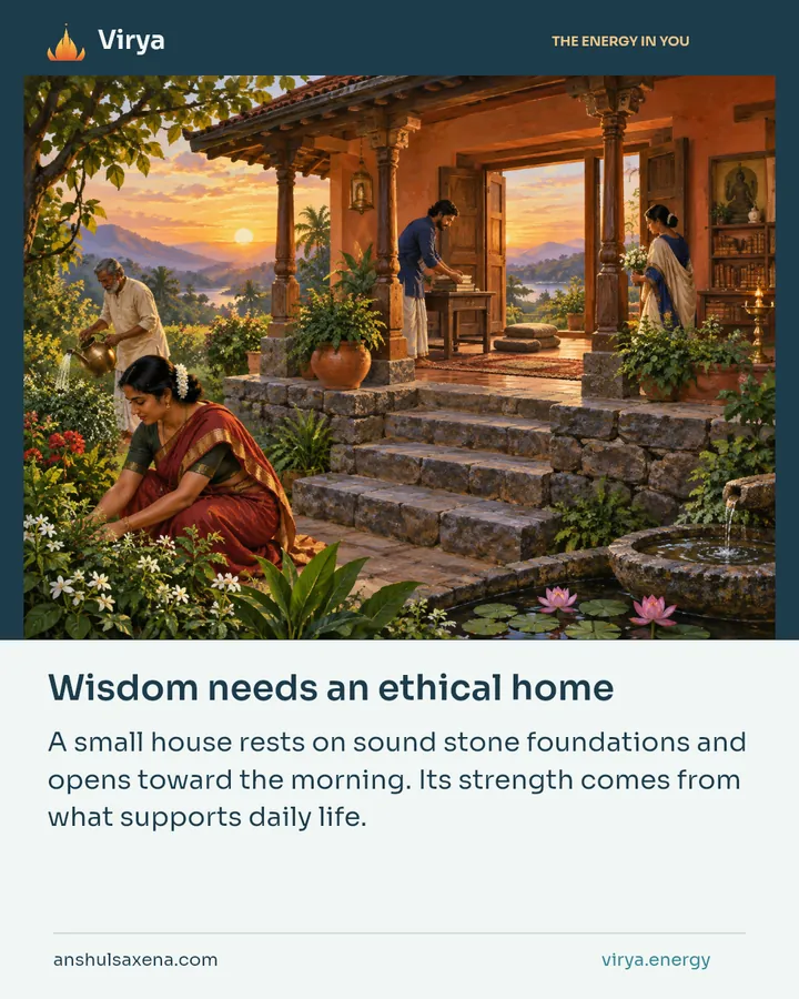 Wisdom needs an ethical home, card 4 of 7