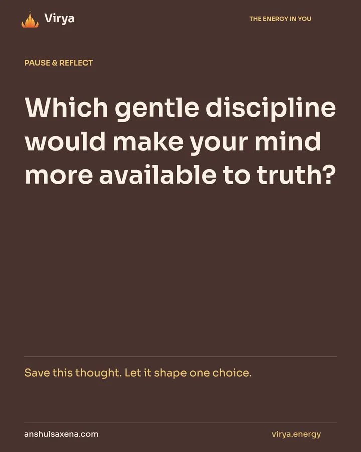 Discipline can make the mind clear, card 7 of 7