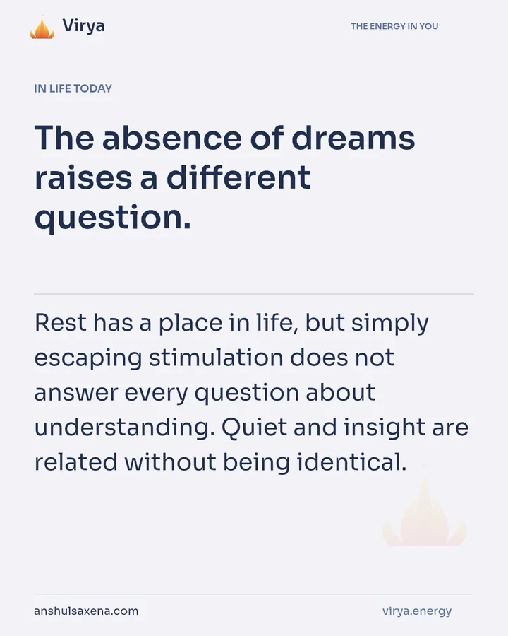 Deep sleep is part of the inquiry, card 5 of 7